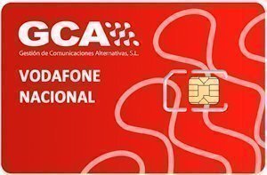 SIM_VODAFONE_NACIONAL Tarjetas SIM GCA